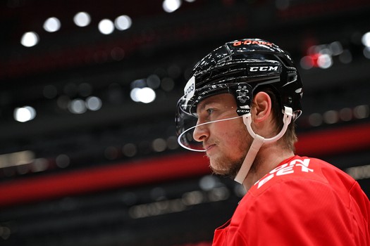 Тренировка «Авангарда» перед матчем с «Куньлунь Ред Стар»