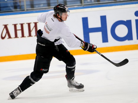 Раскатка «Авангарда» перед матчем против СКА