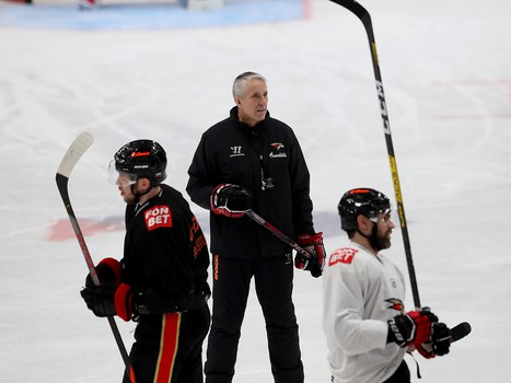 Раскатка «Авангарда» перед матчем с «Амуром»