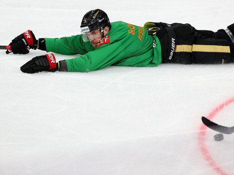 Раскатка «Авангарда» перед матчем с ХК «Сочи»