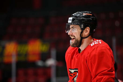 Раскатка «Авангарда» перед матчем с «Салаватом Юлаевым»