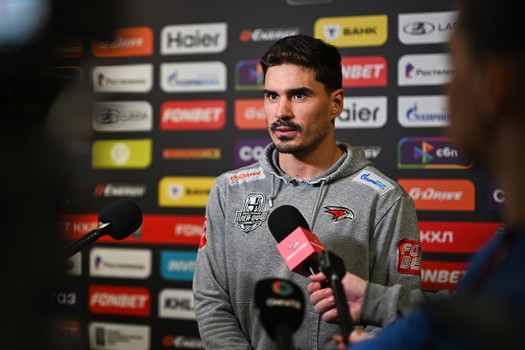 Открытая тренировка «Авангарда» для СМИ