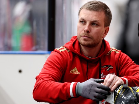 Тренировка «Авангарда» перед матчем во Владивостоке