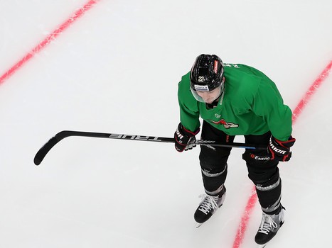 Раскатка «Авангарда» перед матчем с «Салаватом Юлаевым»