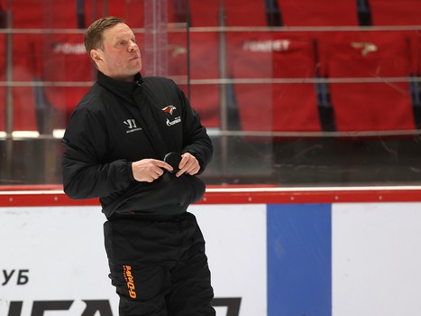 Раскатка «Авангарда» перед матчем с «Металлургом»