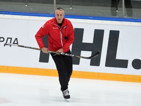 Раскатка "Авангарда" перед матчем с "Амуром"