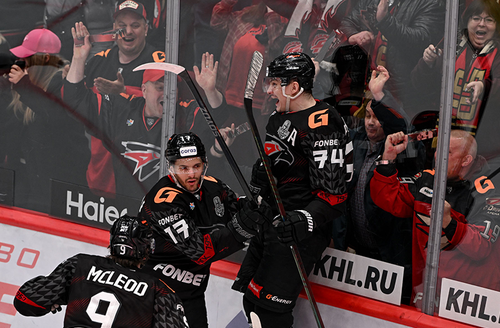 «АВАНГАРД» В ЧЕТВЕРТЬФИНАЛЕ КУБКА ГАГАРИНА | Первые секунды после гола Николая Прохоркина