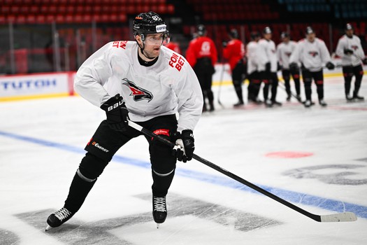 Раскатка «Авангарда» перед вторым матчем серии с «Нефтехимиком»