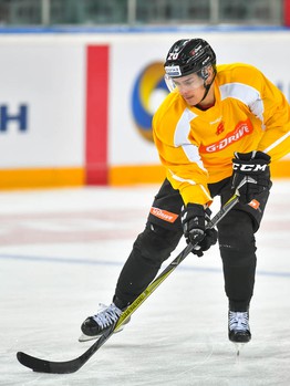 Раскатка "Авангарда" перед матчем с "Куньлунь Ред Стар"