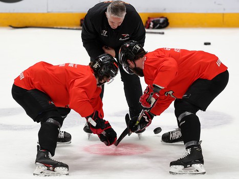 Раскатка «Авангарда» перед третьим матчем финальной серии с ЦСКА