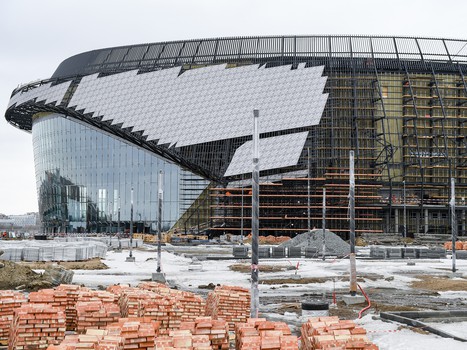 Строительство Арены: итоги марта