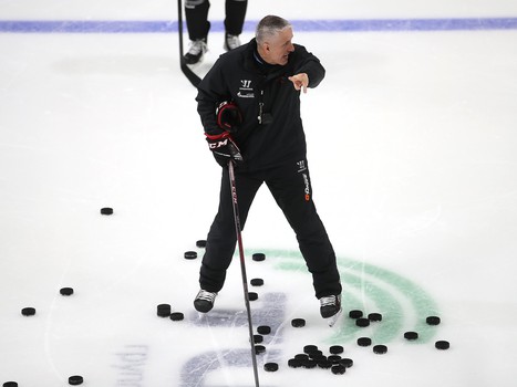 Раскатка «Авангарда» перед матчем с «Ак Барсом»