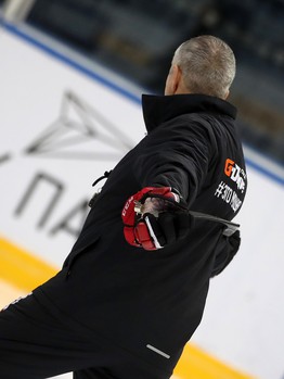 Раскатка «Авангарда» перед выездным матчем с минским «Динамо»