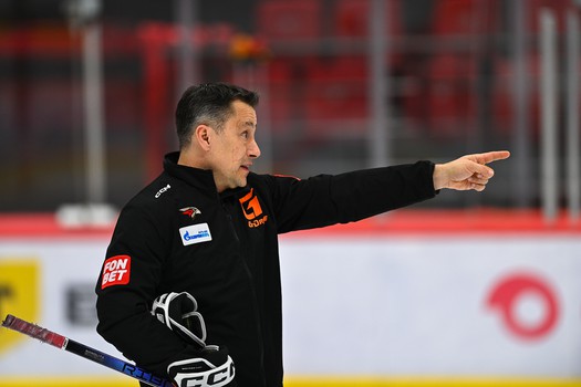 Тренировка «Авангарда» в Омске