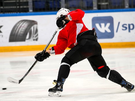 Раскатка «Авангарда» перед выездным матчем со «Спартаком»