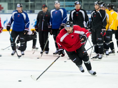 Раскатка "Авангарда" перед матчем с "Ладой"
