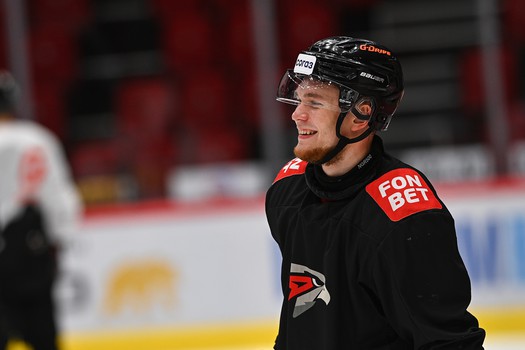 Раскатка «Авангарда» перед матчем с «Амуром»