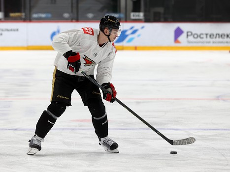 Раскатка «Авангарда» перед матчем с рижским «Динамо»