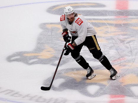 Раскатка «Авангарда» перед матчем в Сочи