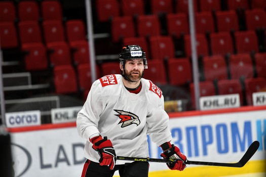 Раскатка «Авангарда» перед матчем с «Нефтехимиком»