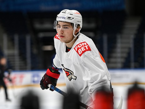 Раскатка «Авангарда» перед выездным матчем с московским «Динамо»