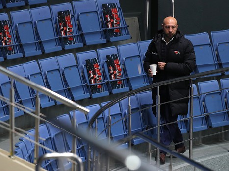 Раскатка «Авангарда» перед матчем с «Магниткой»