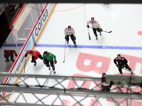 Раскатка «Авангарда» перед четвёртым матчем серии с «Ак Барсом»