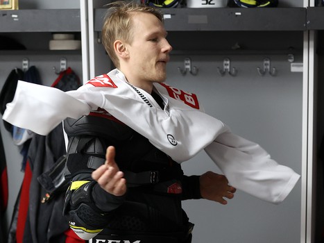 Первая тренировка Никиты Сошникова в «Авангарде»