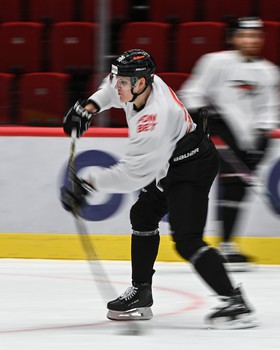 Тренировка «Авангарда» перед матчем с «Адмиралом»