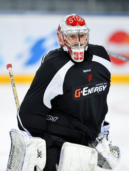 Раскатка "Авангарда" перед домашним матчем с "Сибирью"