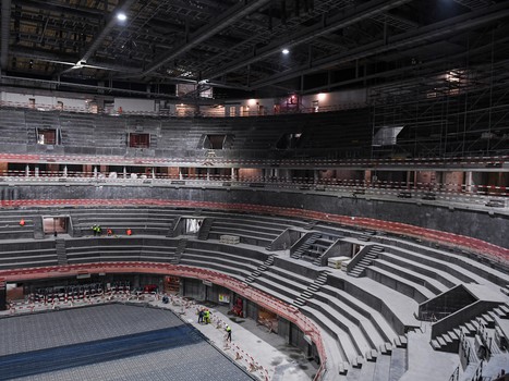 Александр Крылов посетил строительство «Арены Омск»