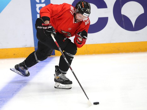 Раскатка «Авангарда» перед третьим матчем серии с «Ак Барсом»