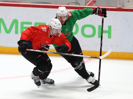 Открытая тренировка «Авангарда» перед стартом финала Востока