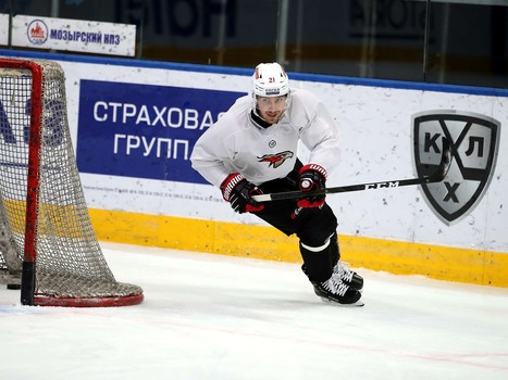 Раскатка «Авангарда» перед выездным матчем с минским «Динамо»