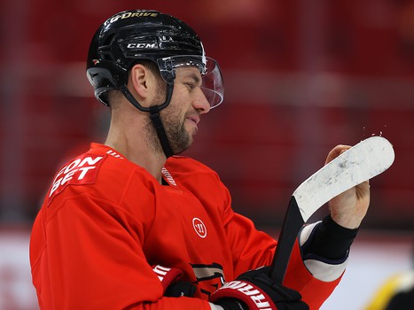 Раскатка «Авангарда» перед матчем с «Металлургом»