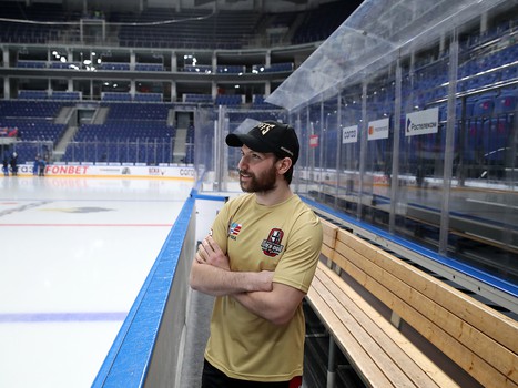 Тренировка «Авангарда» перед стартом финала Кубка Гагарина