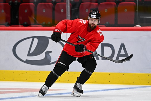 Раскатка «Авангарда» перед матчем с «Автомобилистом»