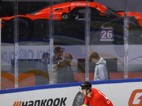 Тренировка «Авангарда» перед матчем с «Ак Барсом» в Дубае