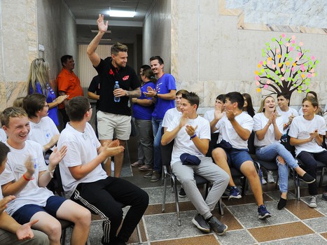 Юнас Анелев и Андре Петерссон в "Летней академии наук"