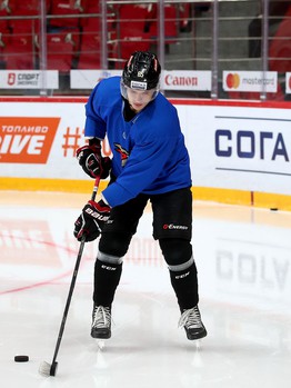 Раскатка «Авангарда» перед матчем с «Автомобилистом»