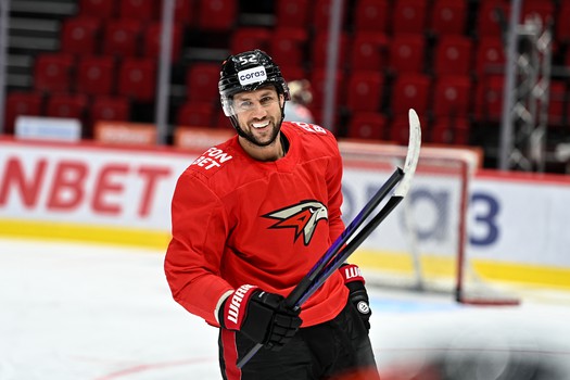 Раскатка «Авангарда» перед матчем с «Автомобилистом»