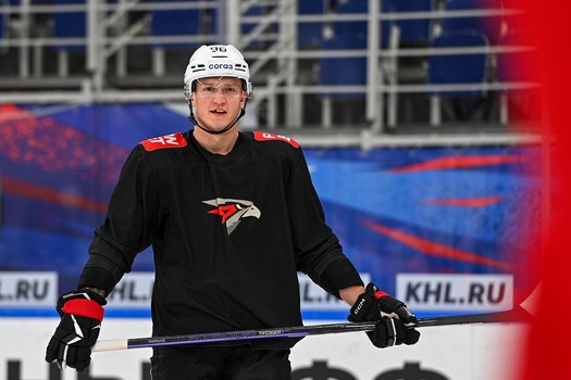 Раскатка «Авангарда» перед третьим матчем серии с «Ладой»