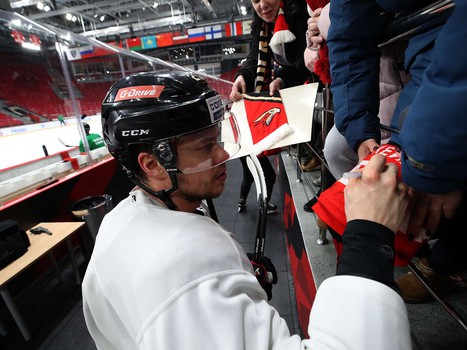 Открытая тренировка «Авангарда» для прессы и болельщиков