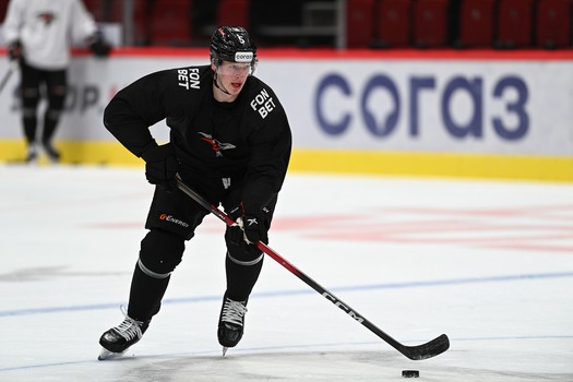 Раскатка «Авангарда» перед матчем с минским «Динамо»