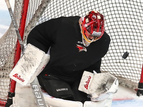 Раскатка «Авангарда» перед матчем с ХК «Сочи»