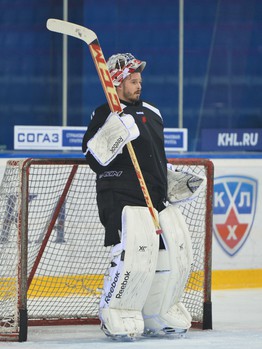 Тренировка "Авангарда" в Ханты-Мансийске