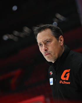 Тренировка «Авангарда» перед матчем с «Ак Барсом»