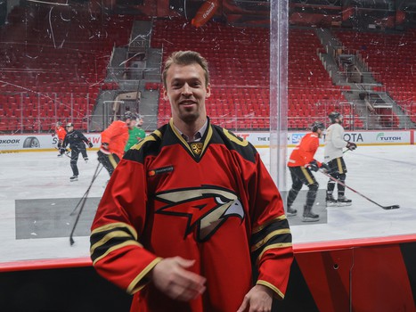 Даниил Квят на тренировке «Авангарда»