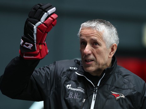 Раскатка «Авангарда» перед матчем против СКА