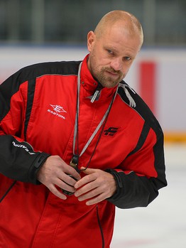 Раскатка "Авангарда" перед матчем с "Атлантом" 12 сентября 2013